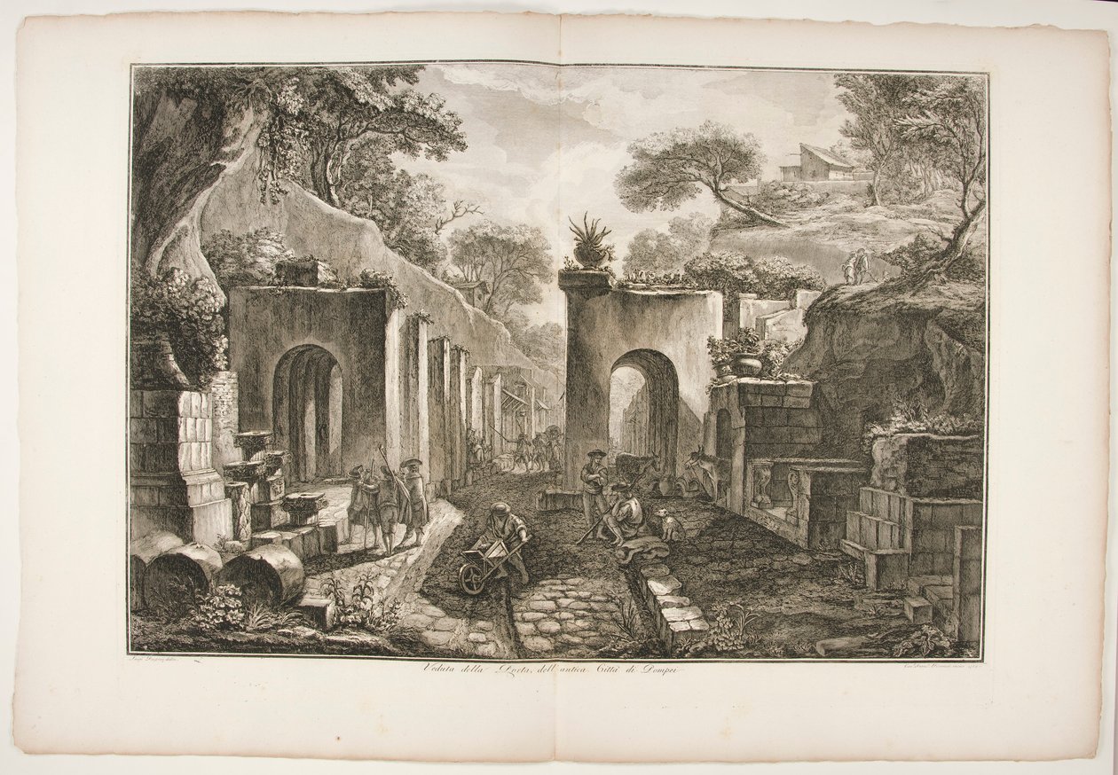 Veduta della Porta dell da Francesco Piranesi