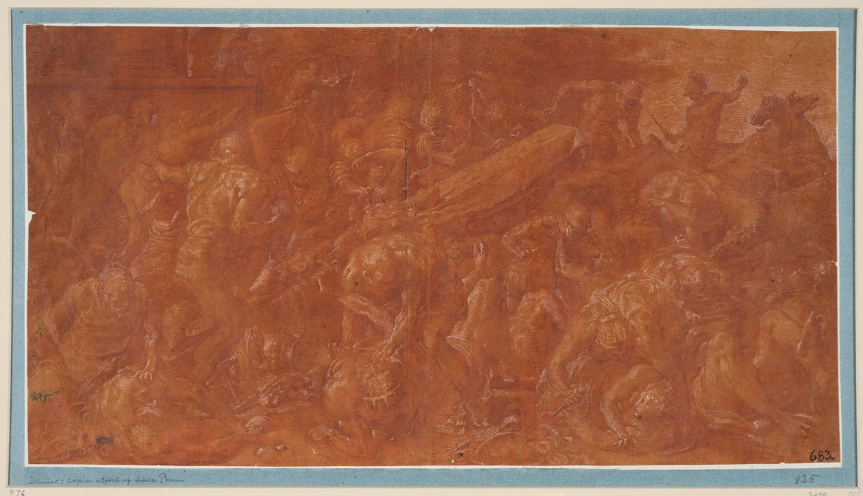 Agamemnon und Kassandra werden während eines Banketts ermordet da Francesco Primaticcio