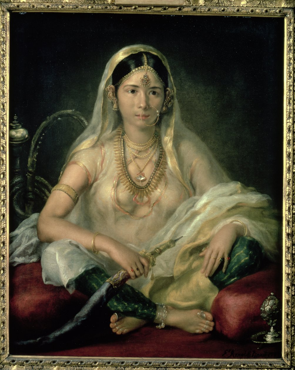Ritratto di una signora Mogul, 1787 da Francesco Renaldi