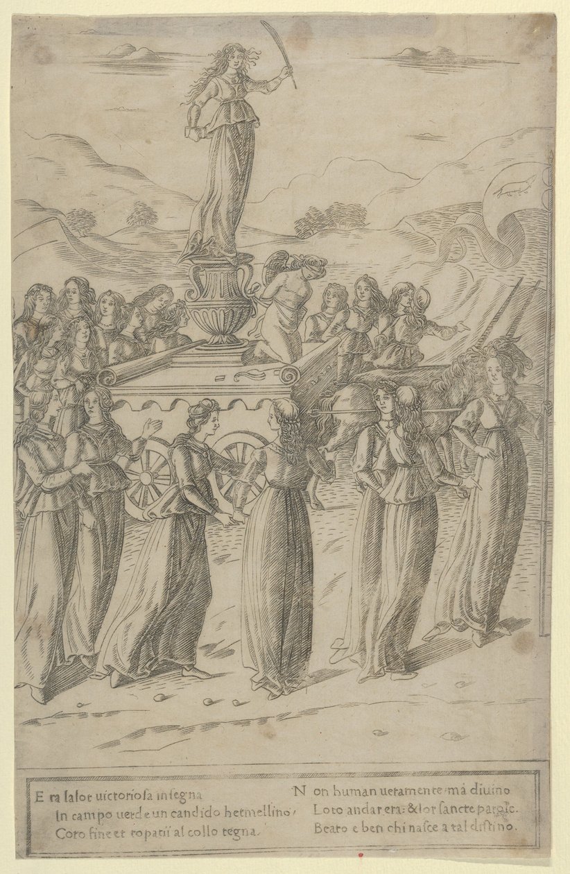 Il trionfo della castità da Francesco Rosselli