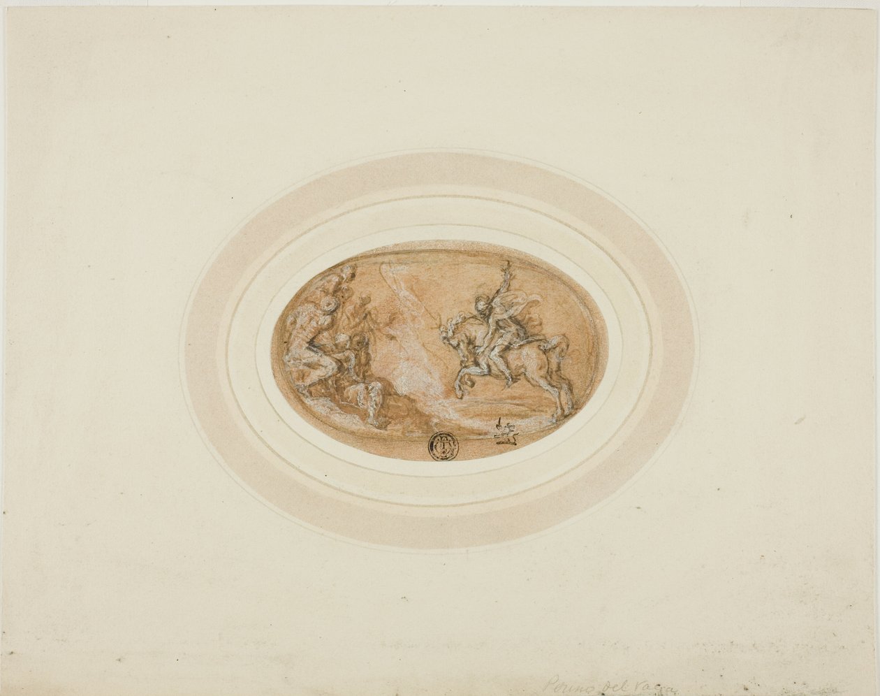 Marco Curzio che salta nell