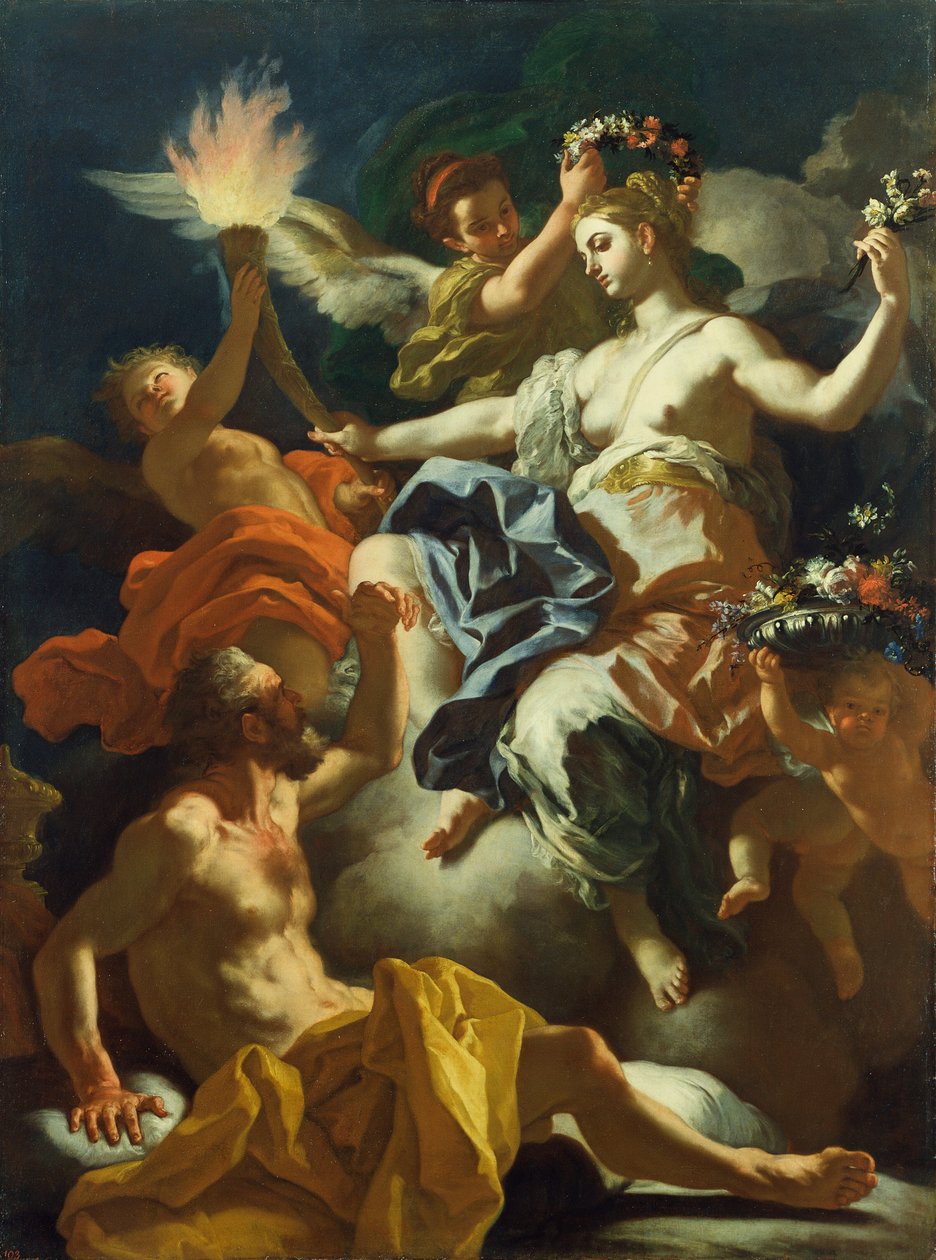 Aurora si congedava da Tithonus da Francesco Solimena