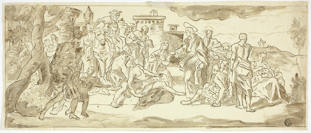 Cristo guarisce lo zoppo da Francesco Solimena