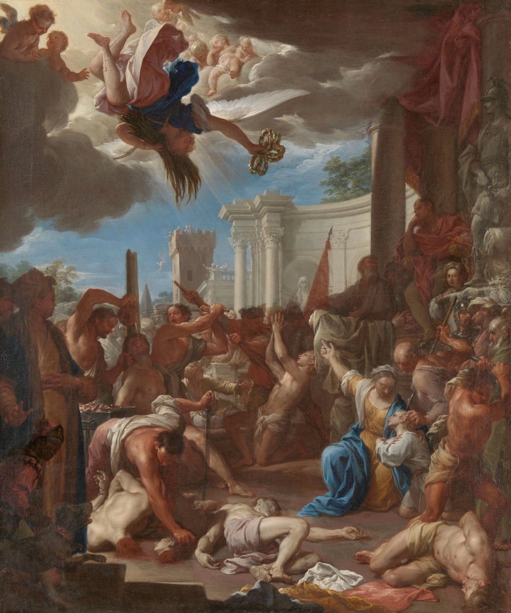 Il martirio dei sette figli di Santa Felicita da Francesco Trevisani