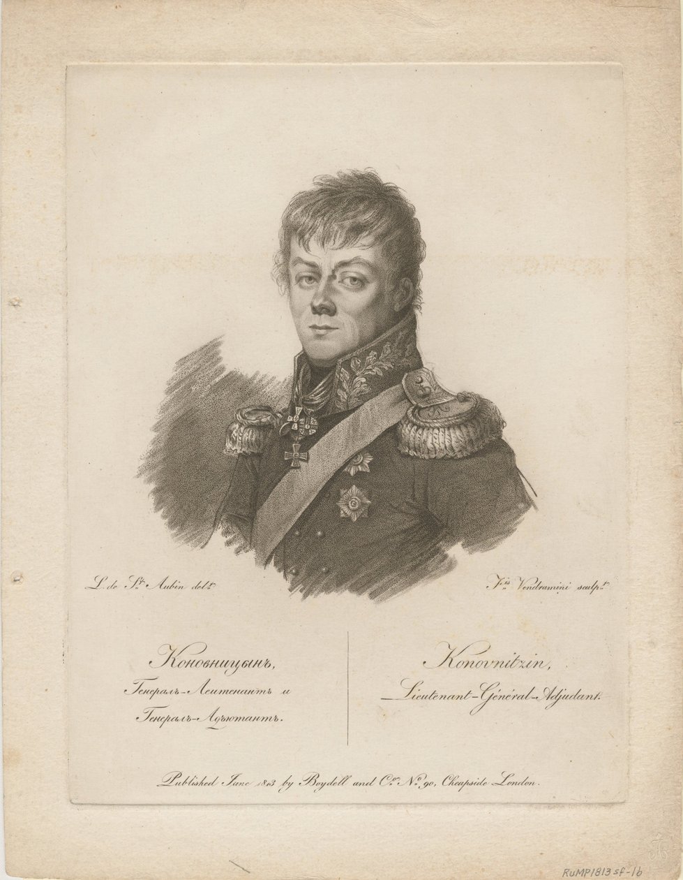 Ritratto del Conte Pyotr Petrovich Konovnitsyn da Francesco Vendramini