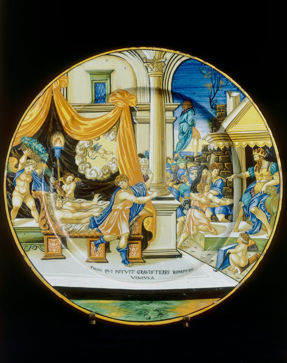 Tentazione di Giuseppe Ebreo, placca di Francesco Xanto Avelli conservata nel Museo Nazionale del Bargello, Firenze da Francesco Xanto Avelli