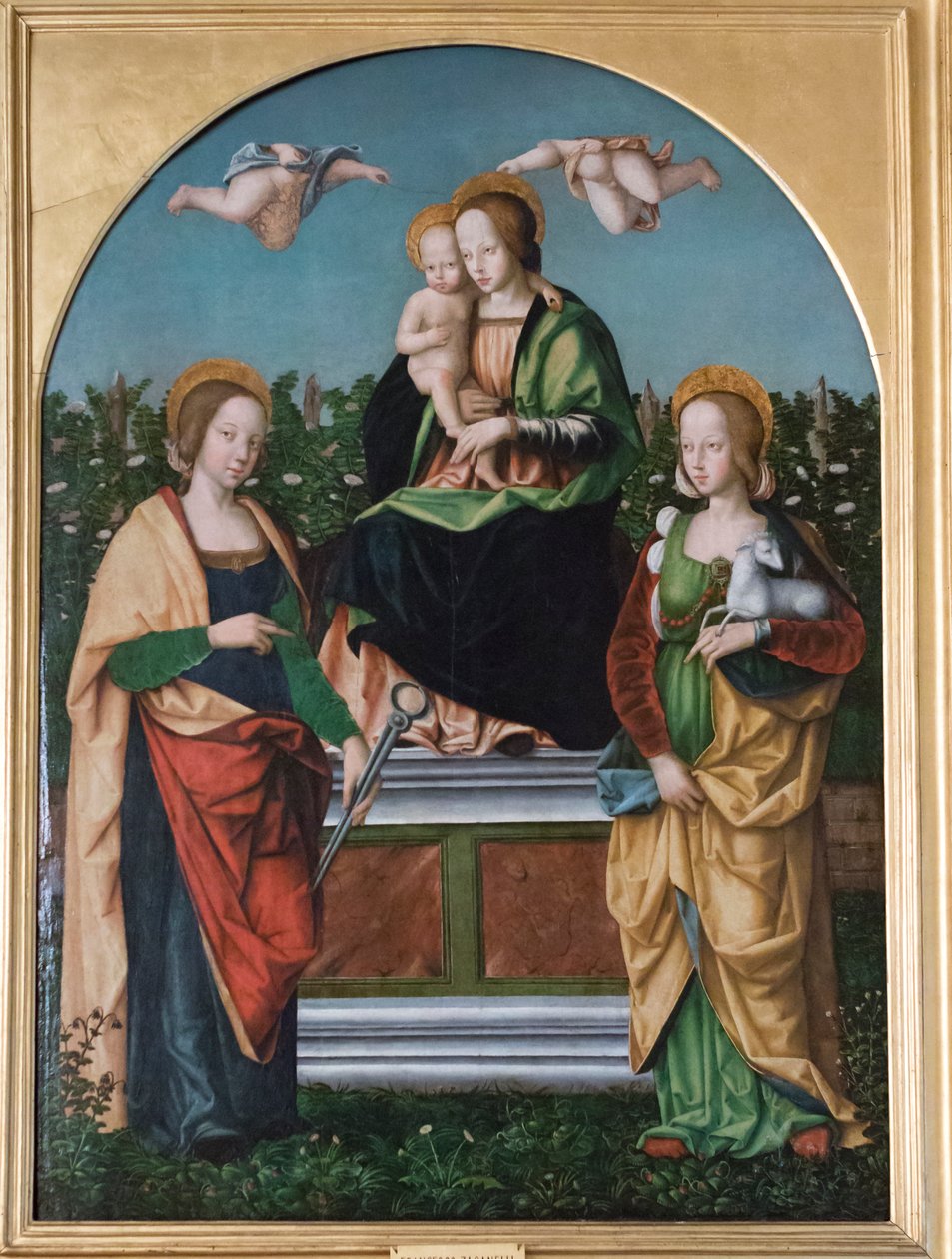 Madonna e Bambino, Sant
