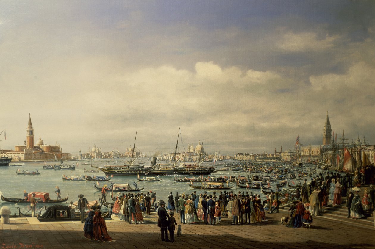 Napoleone III arriva a Venezia da Francesco Zanin