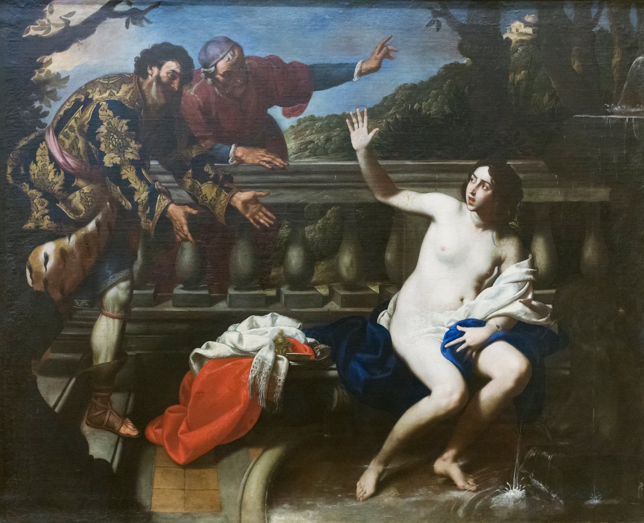 Susanna e i vecchioni da Francesco de (c.1600 54) Rosa