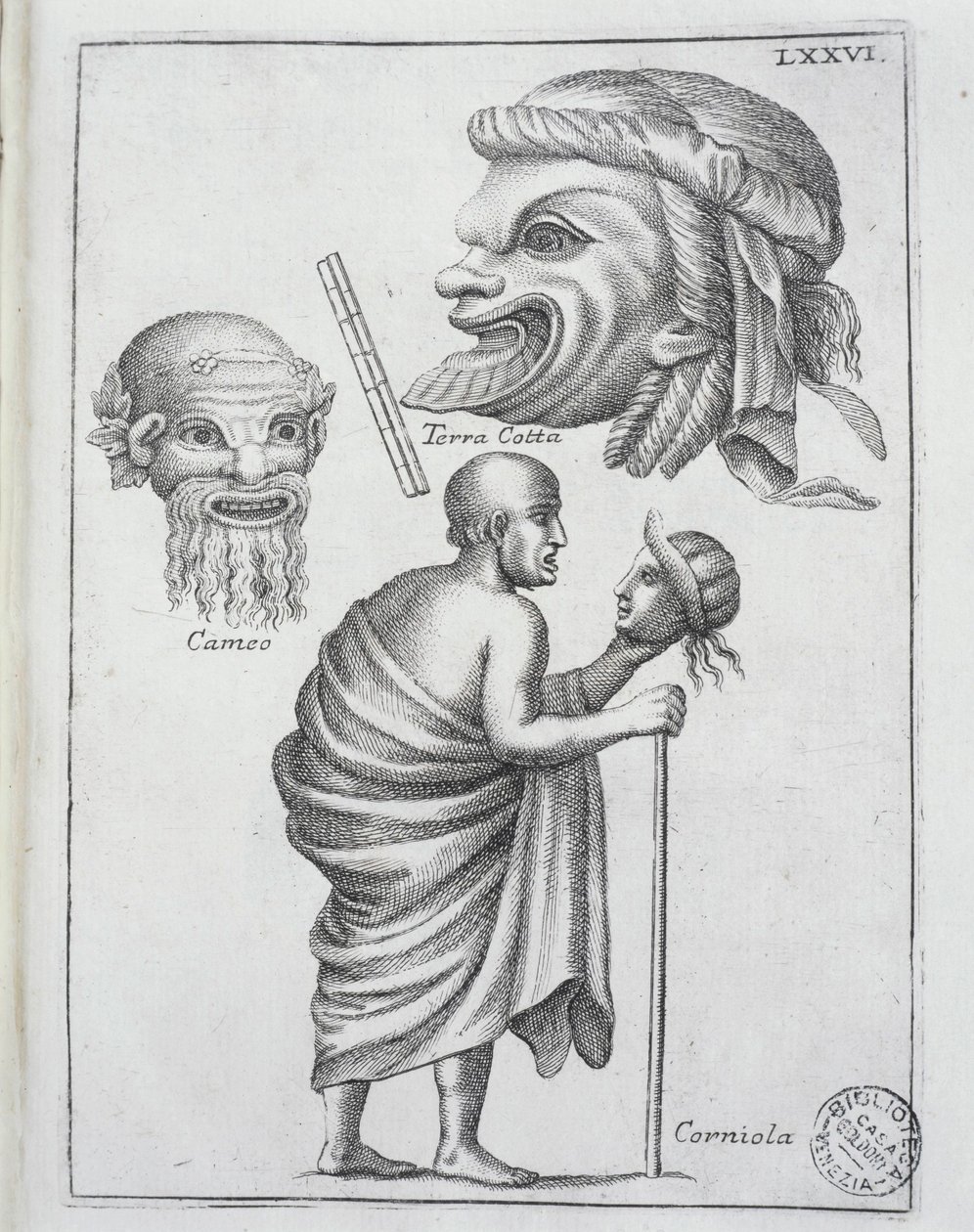 Maschere utilizzate per i drammi classici nell