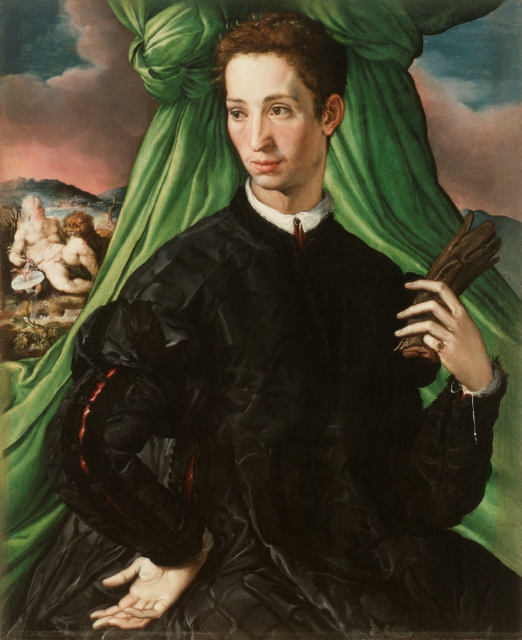 Ritratto di un nobile fiorentino da Francesco de Rossi Salviati Cecchino