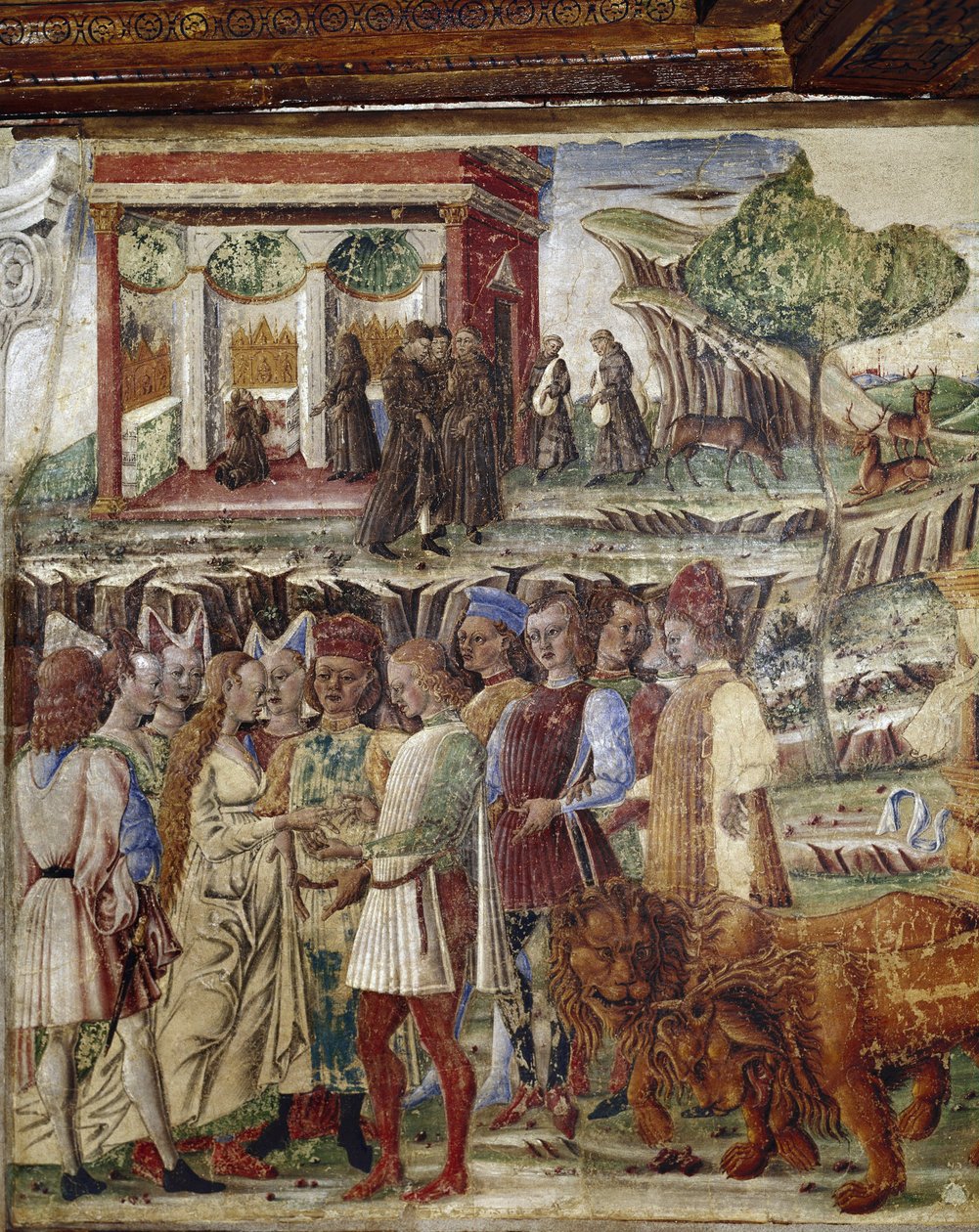 Allegoria del mese di luglio (dettaglio) da Francesco del Cossa