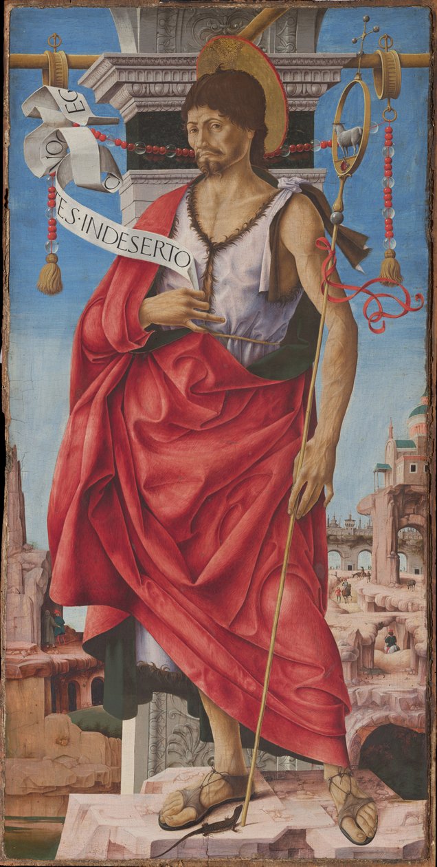 Polittico Griffoni: San Giovanni Battista da Francesco del Cossa