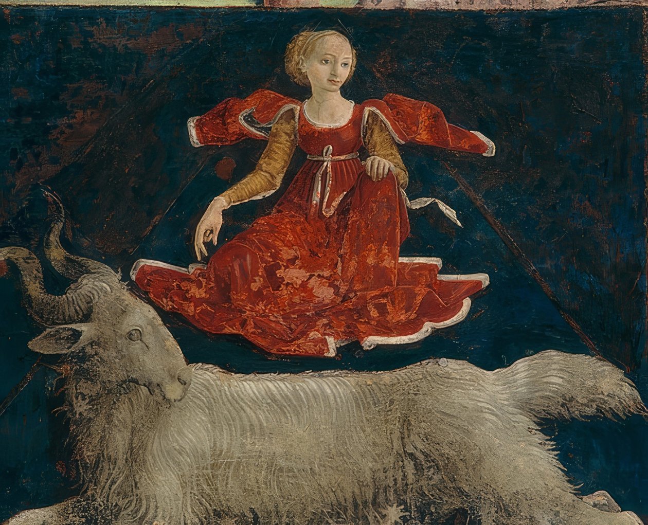 Ariete, segno zodiacale del mese di marzo da Francesco del Cossa