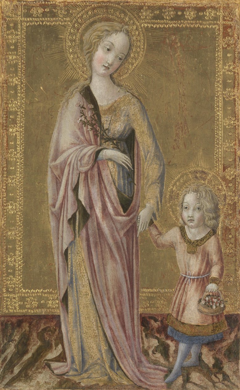 Santa Dorotea e il Bambino Gesù, ca 1460 da Francesco di Giorgio Martini