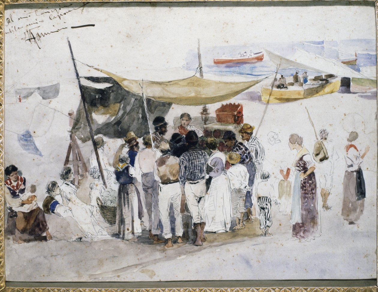 Il cantastorie, di Francesco Marino (1892-1954). Italia da Francesco di Marino