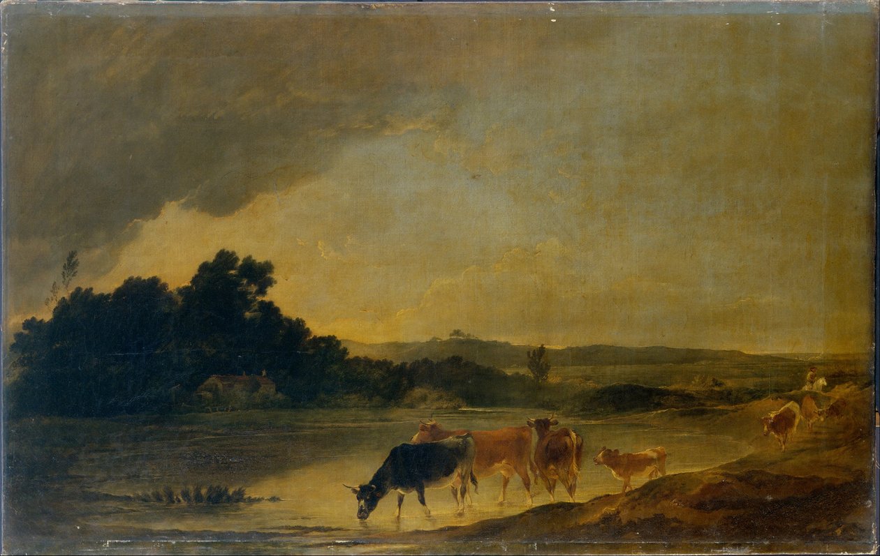 Paesaggio con bestiame da Francis Bourgeois