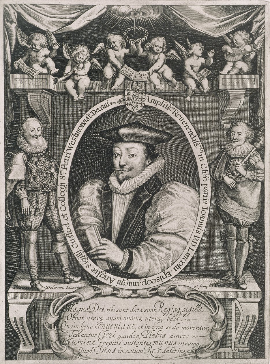 Ritratto di John Williams (1582-1650) Vescovo di Lincoln e Decano di Westminster, inciso dall