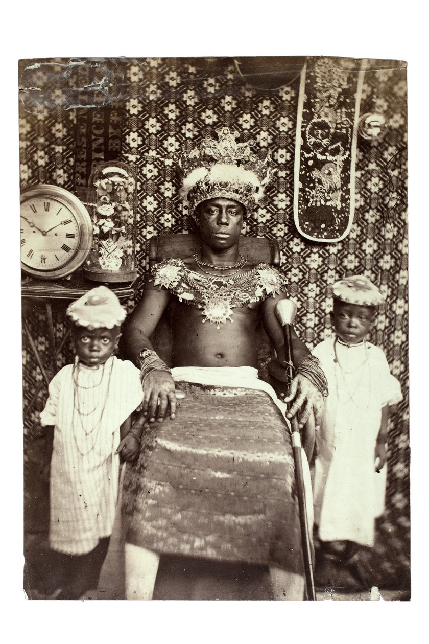 Re di Calabar, Nigeria, c.1870 da Francis W. Joaque