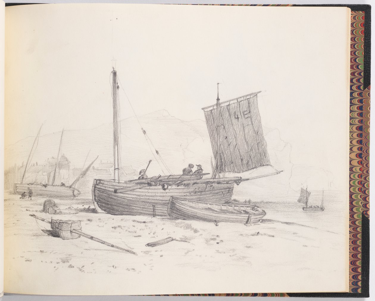Barche da pesca da Francis Augustus Lathrop