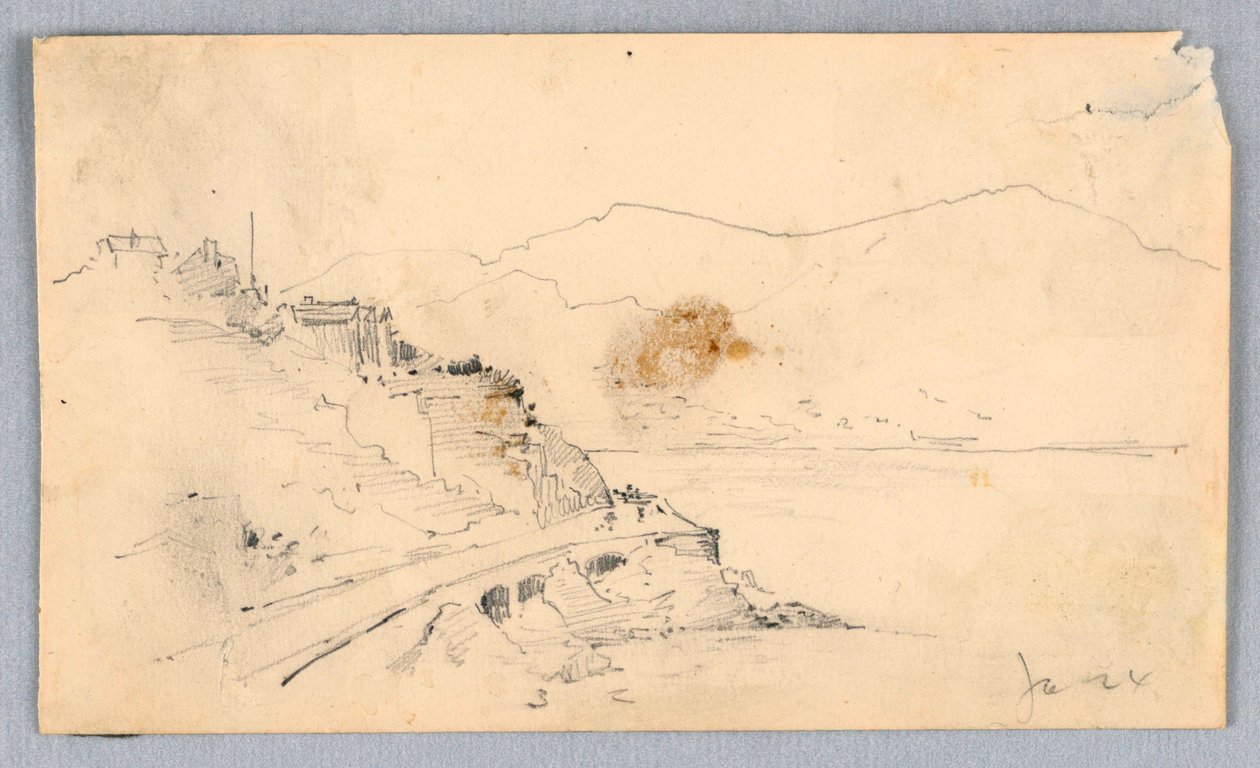 Città costiera italiana da Francis Augustus Lathrop