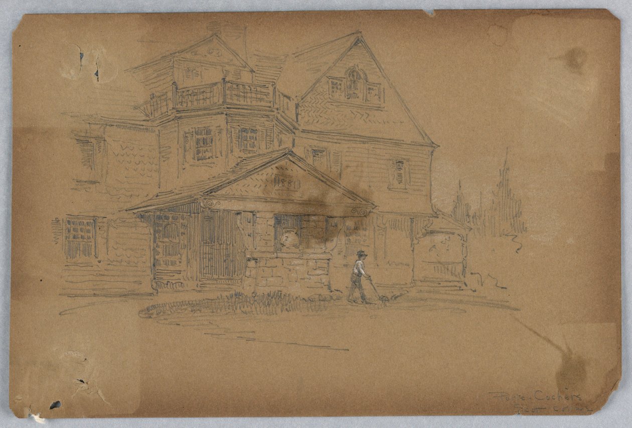Porta-cochère, Scott Cottage da Francis Augustus Lathrop