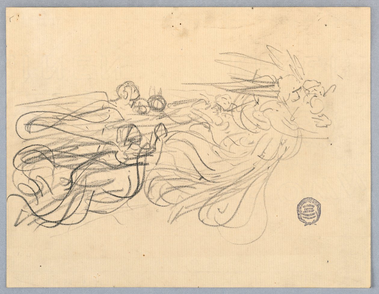 Schizzo di angeli da Francis Augustus Lathrop