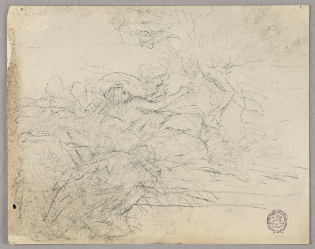 Schizzo di gruppo figurale per l