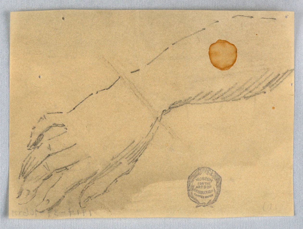 Schizzo di mano e polso da Francis Augustus Lathrop