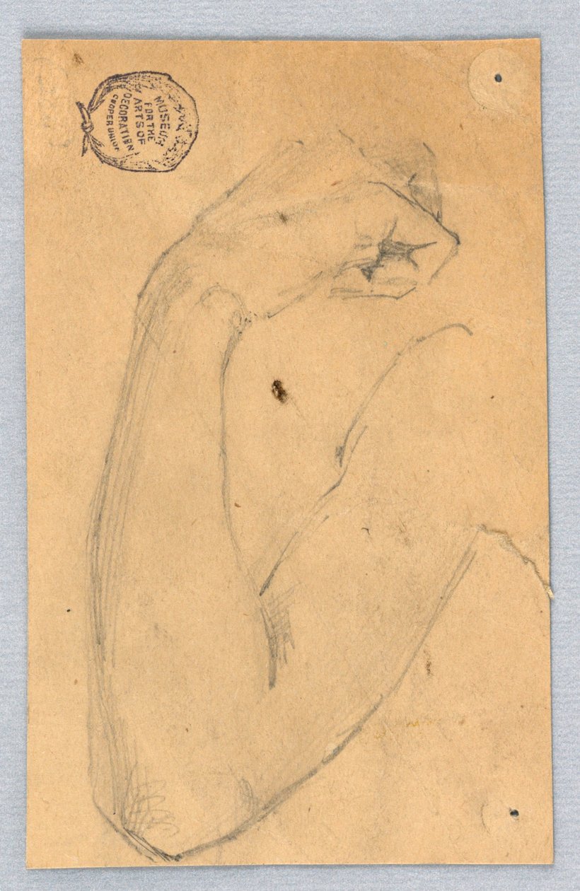 Schizzo del braccio destro da Francis Augustus Lathrop