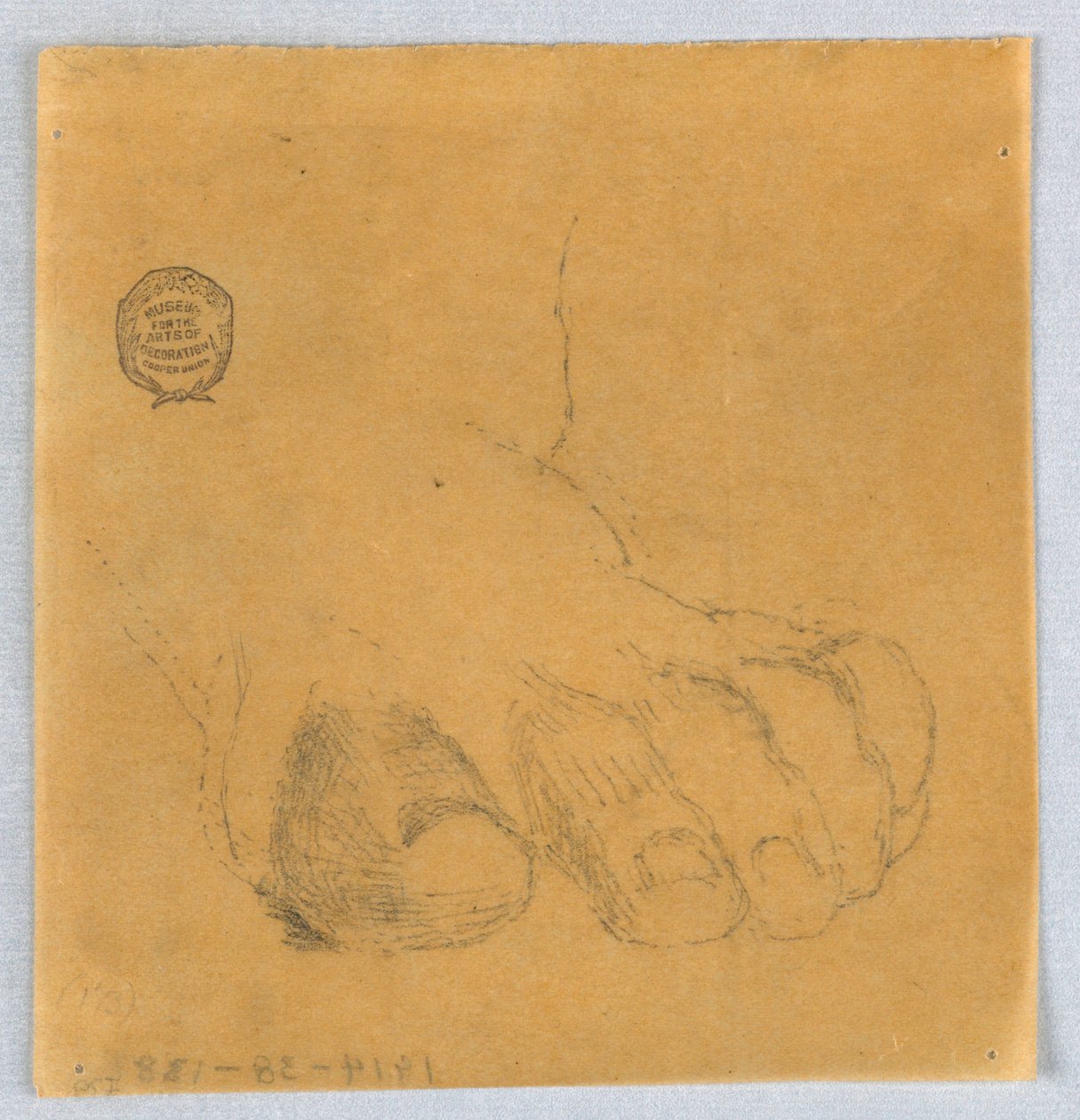 Schizzo di dita dei piedi da Francis Augustus Lathrop