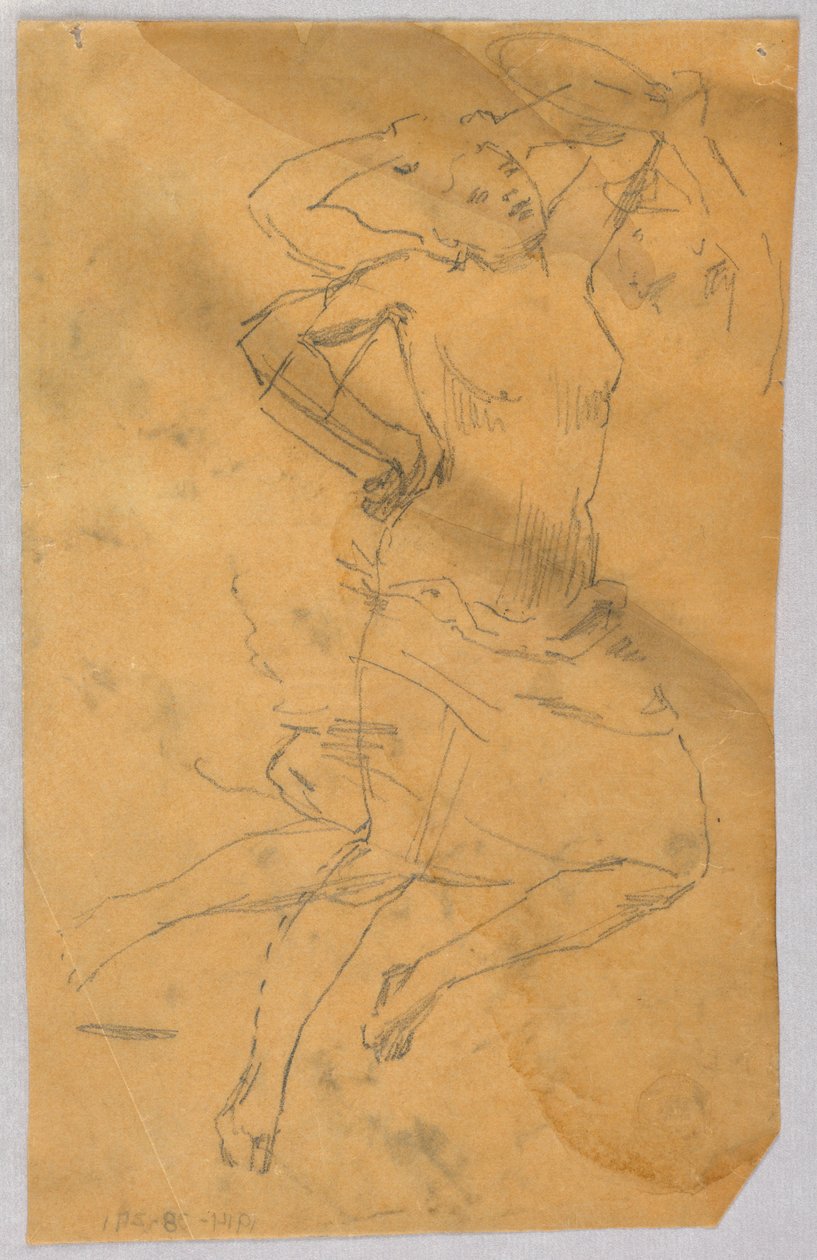 Schizzo di una figura femminile da Francis Augustus Lathrop