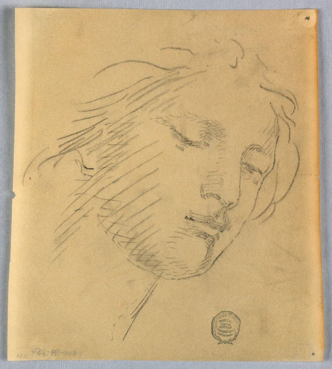 Schizzo del Viso di una Donna da Francis Augustus Lathrop