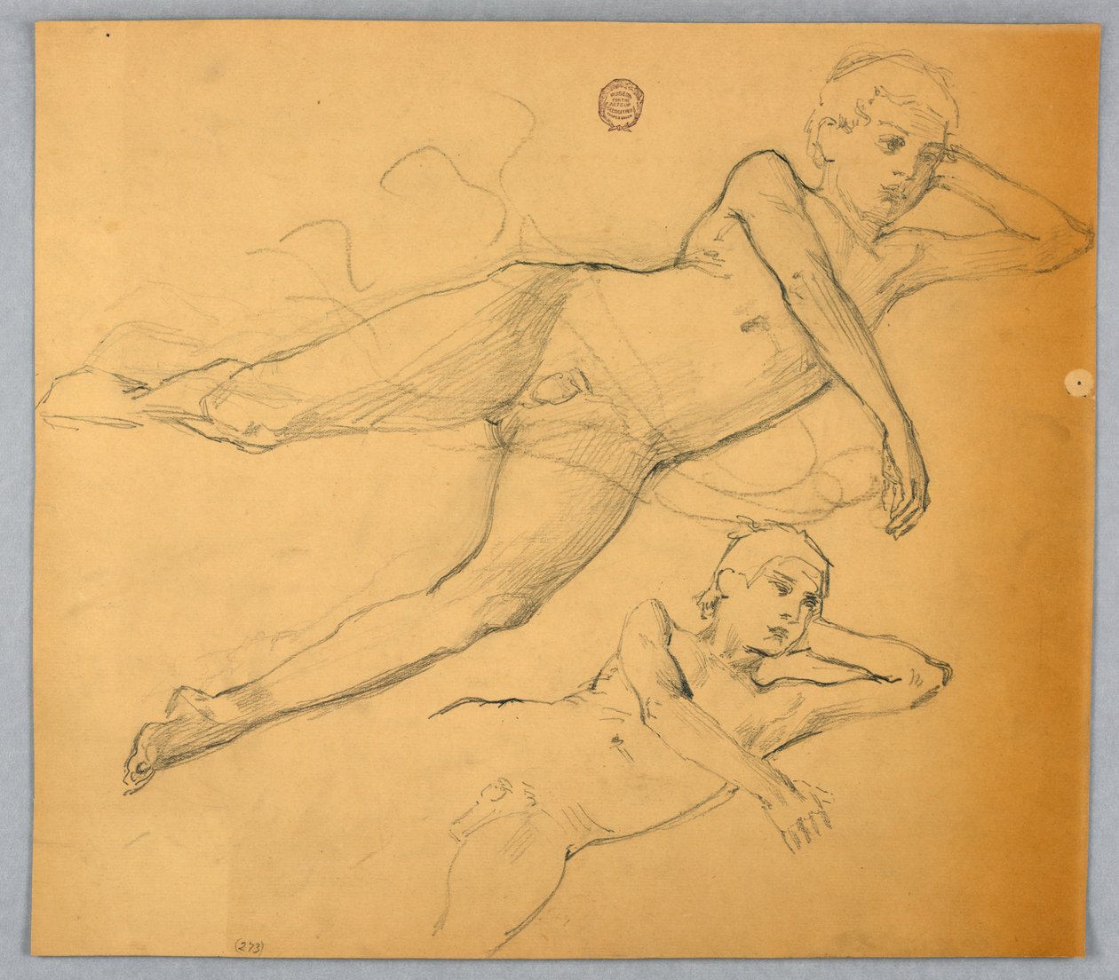 Studi di figura nuda da Francis Augustus Lathrop