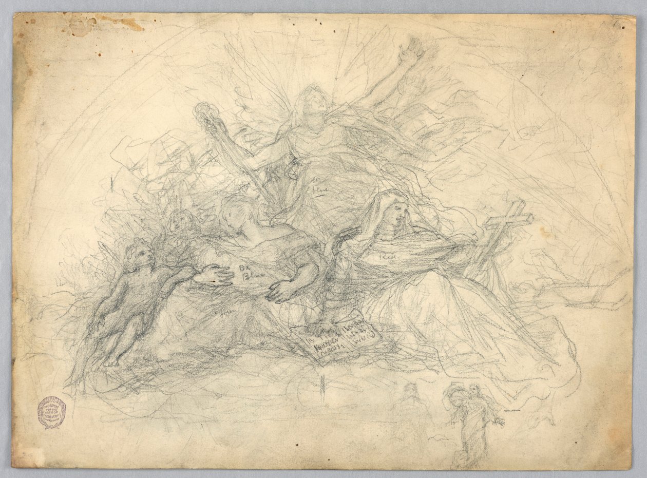 Studio per Carità, Fede e Speranza da Francis Augustus Lathrop