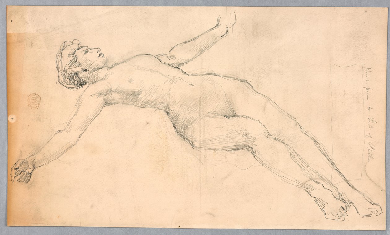 Studio per "Diana e le sue ancelle tra le costellazioni" da Francis Augustus Lathrop