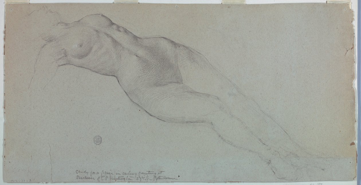 Studio per "Diana e le sue Attendant tra le Costellazioni" da Francis Augustus Lathrop