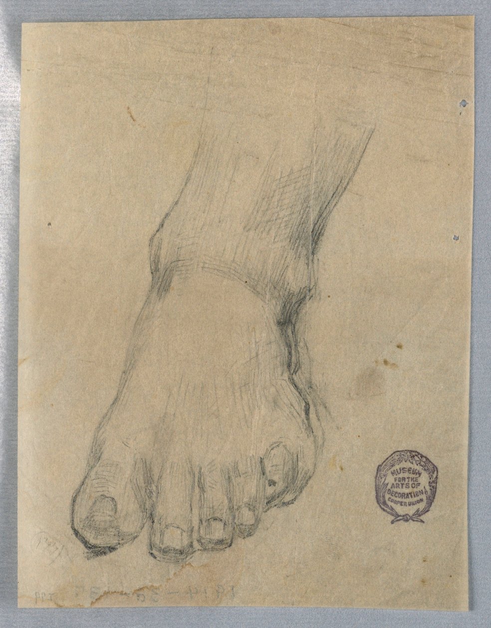 Studio per un piede da Francis Augustus Lathrop