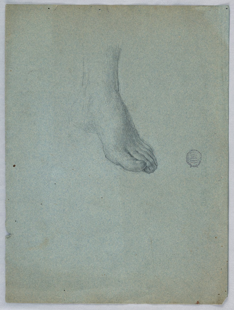 Studio del piede sinistro da Francis Augustus Lathrop