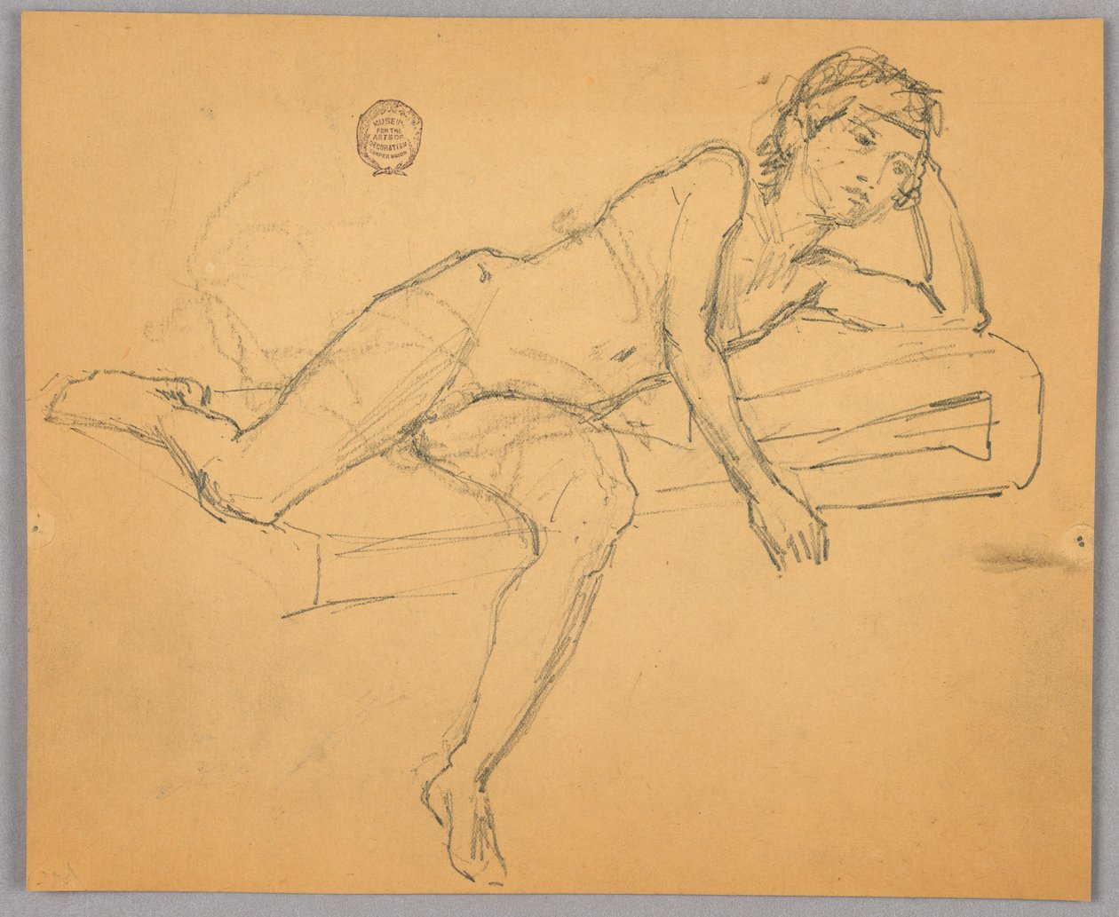 Studio di figura nuda da Francis Augustus Lathrop