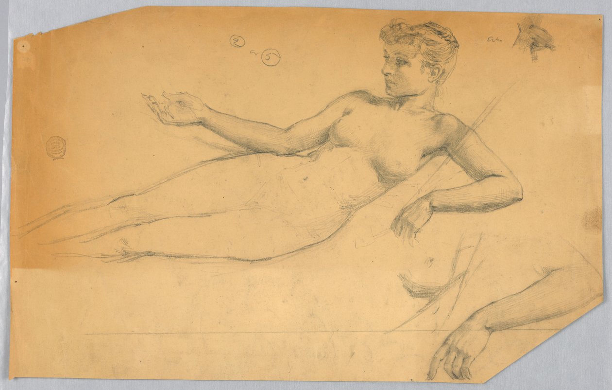 Studio di figura nuda da Francis Augustus Lathrop