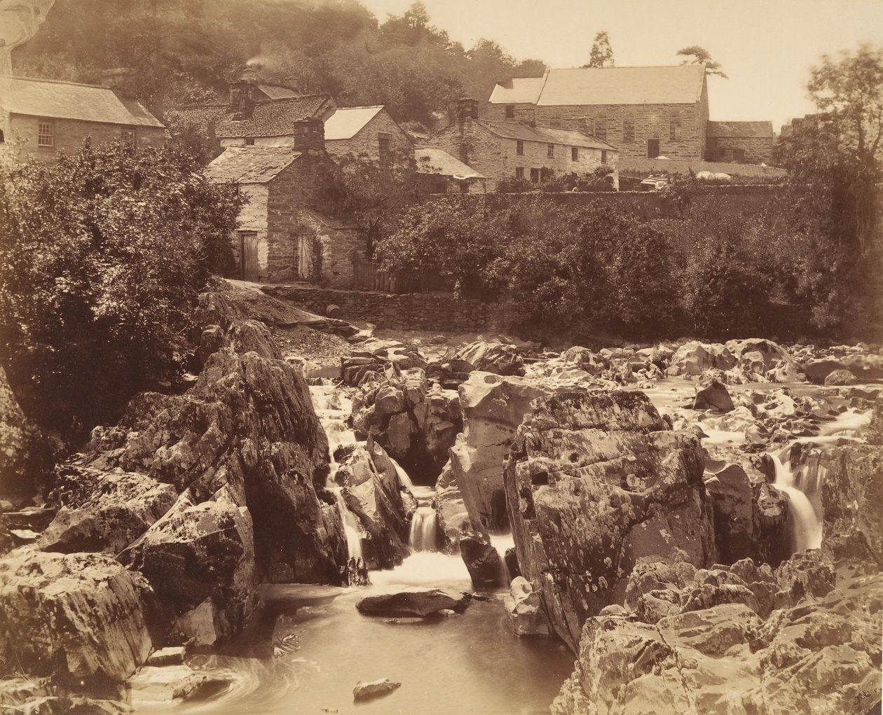 A Pont y pair, Bettws-y-Coed, Galles del Nord da Francis Bedford