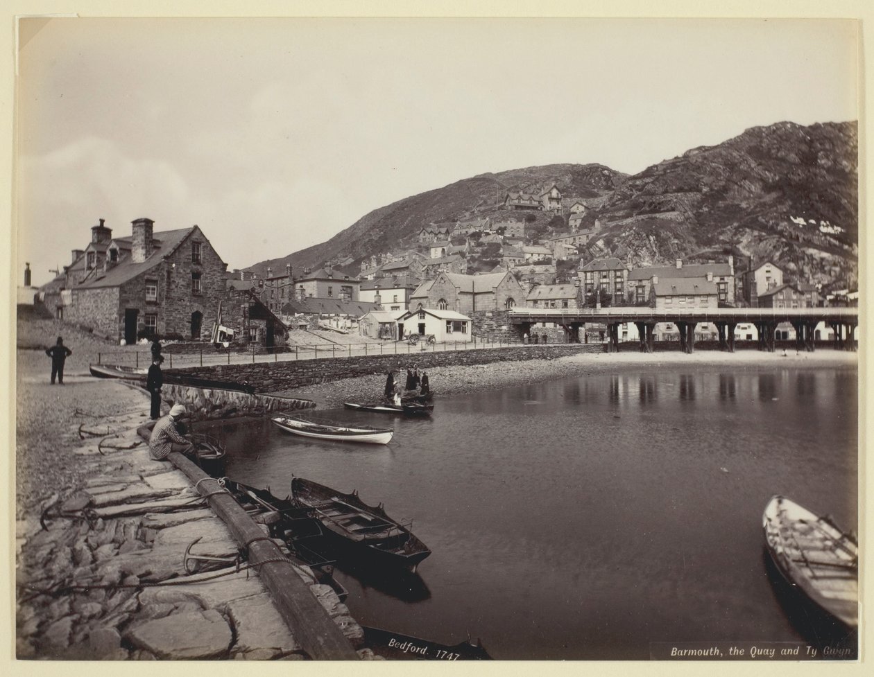 Barmouth, il molo e Ty Gwyn da Francis Bedford