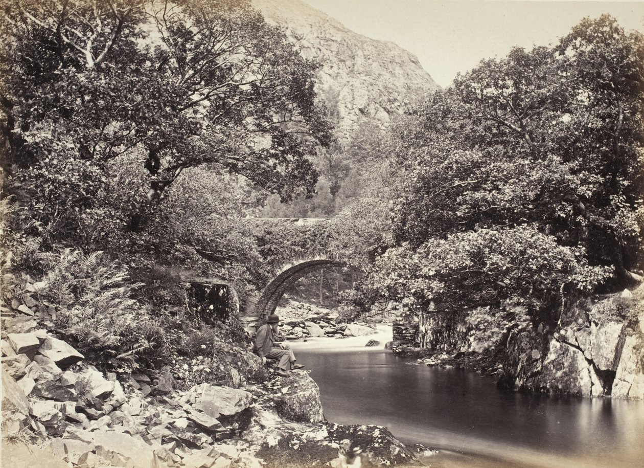 Beddgelert, Pont Aberglaslyn, da sotto il ponte, n. 2. (517) da Francis Bedford