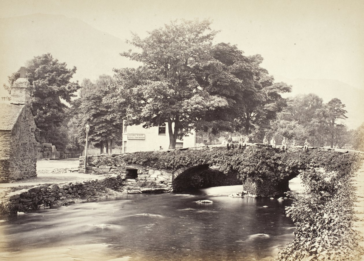 Beddgelert, il ponte e Moel Hebog, n. 3 (518) da Francis Bedford