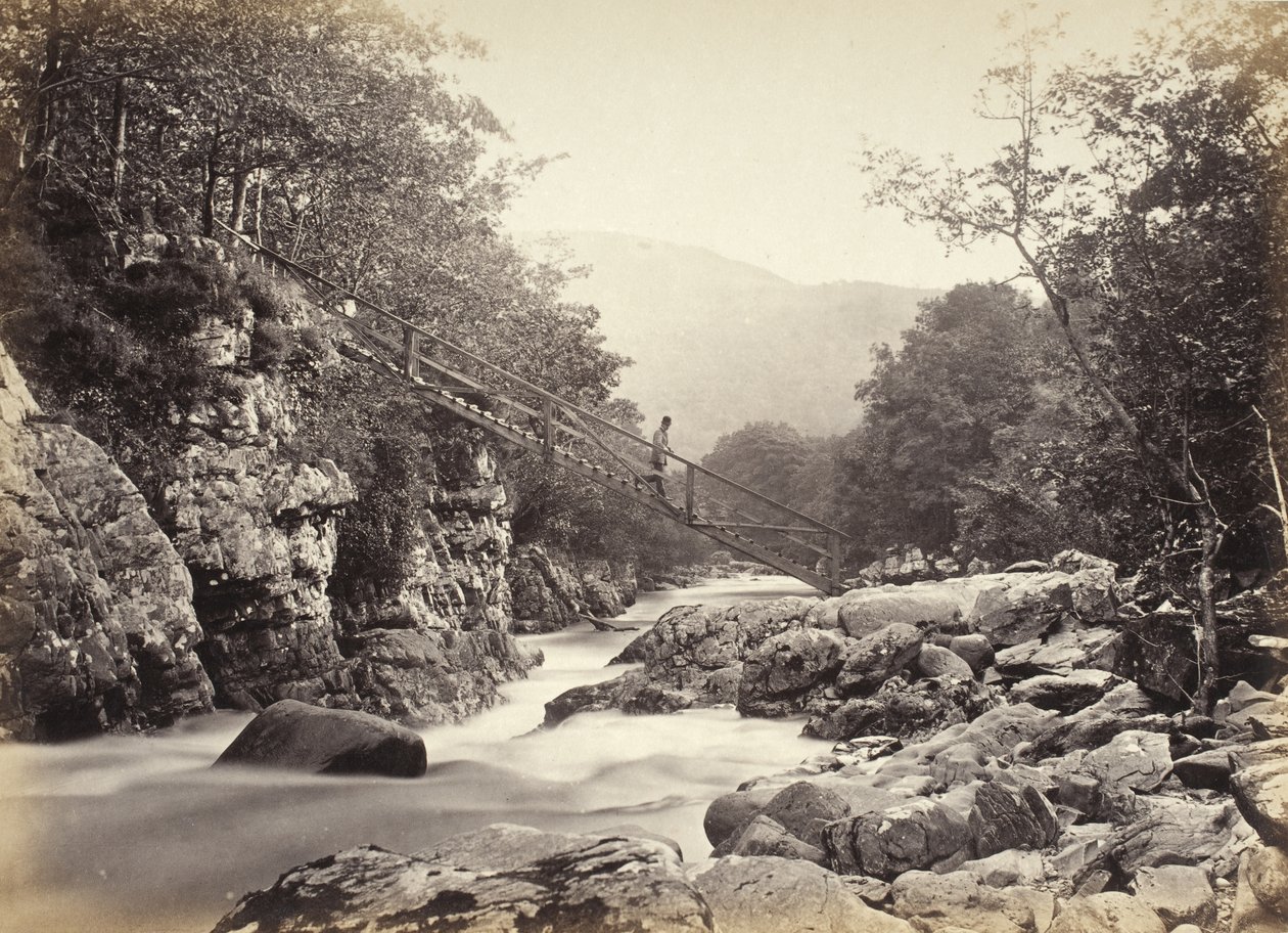 Bettws-y-Coed, il ponte del minatore (693) da Francis Bedford