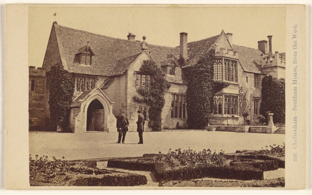 Cheltenham - Southern House, da ovest da Francis Bedford