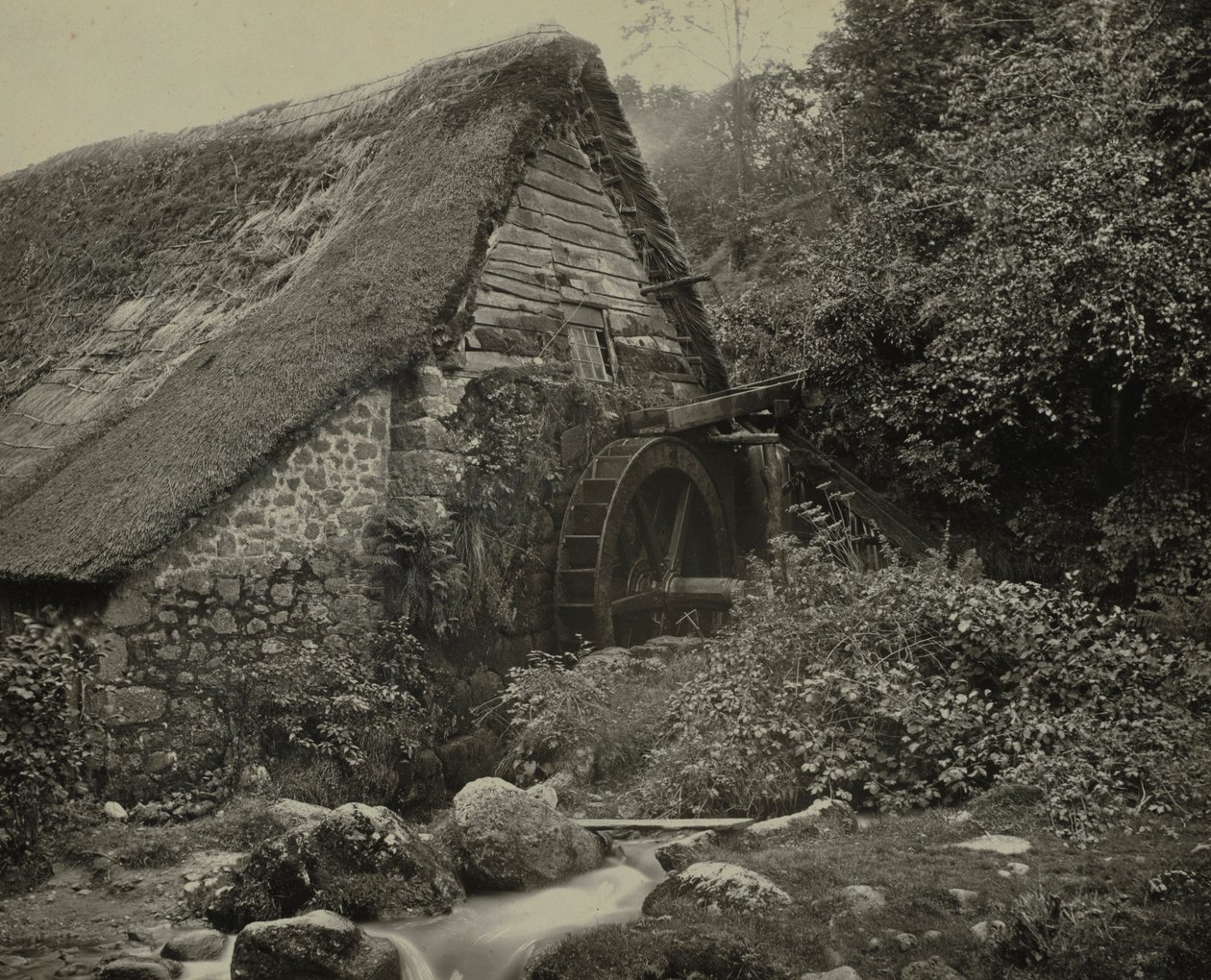 Mulino di Holy Street, fine anni 1860 da Francis Bedford
