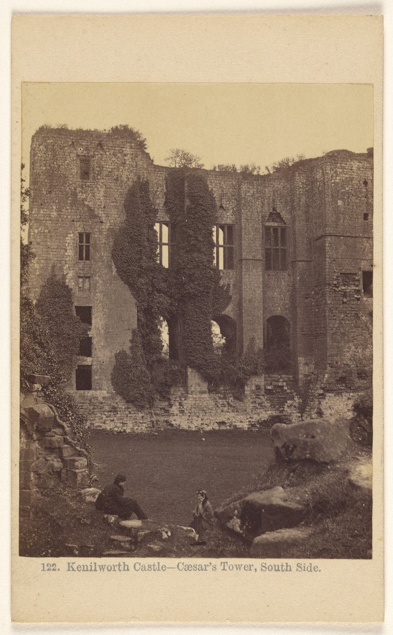 Castello di Kenilworth - Torre di Cesare, lato sud. da Francis Bedford