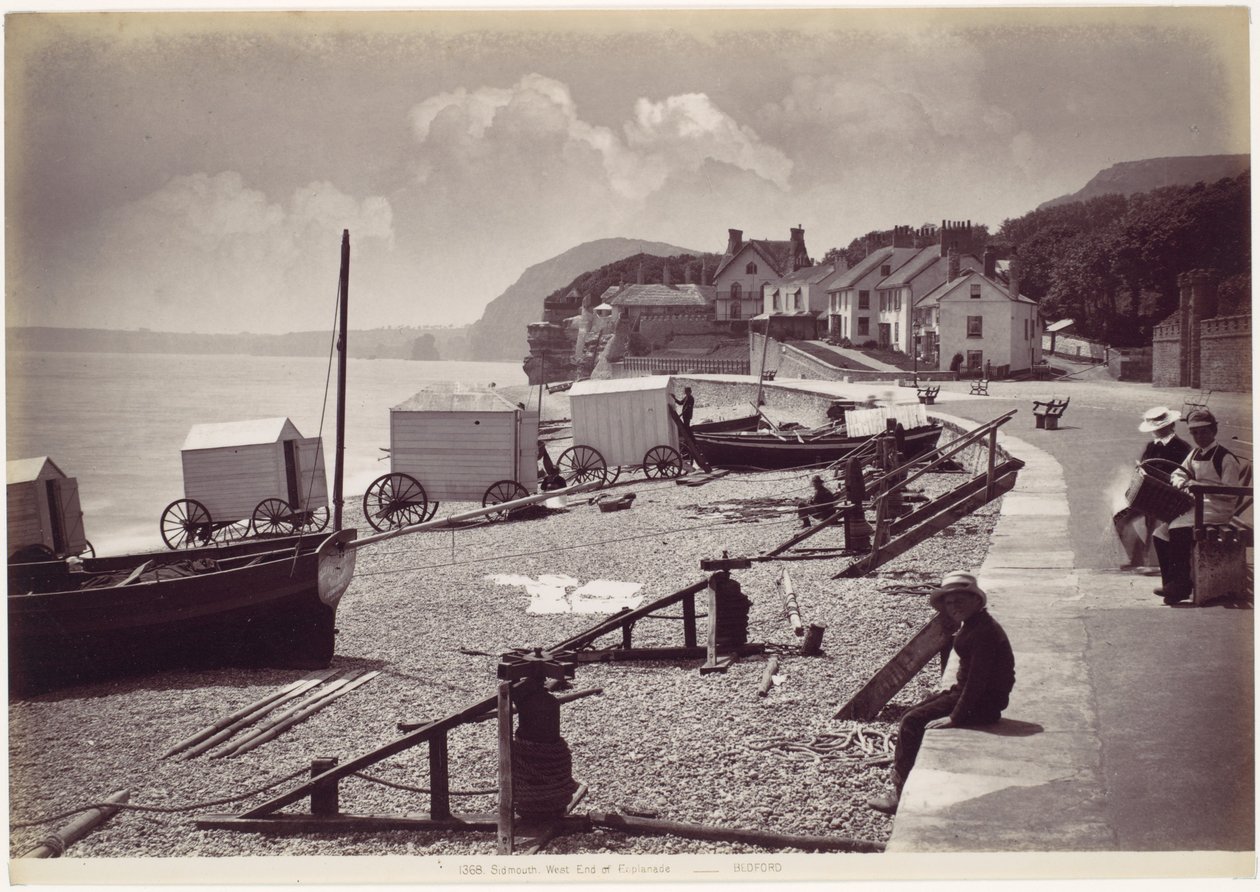 Sidmouth, estremità occidentale della passeggiata da Francis Bedford